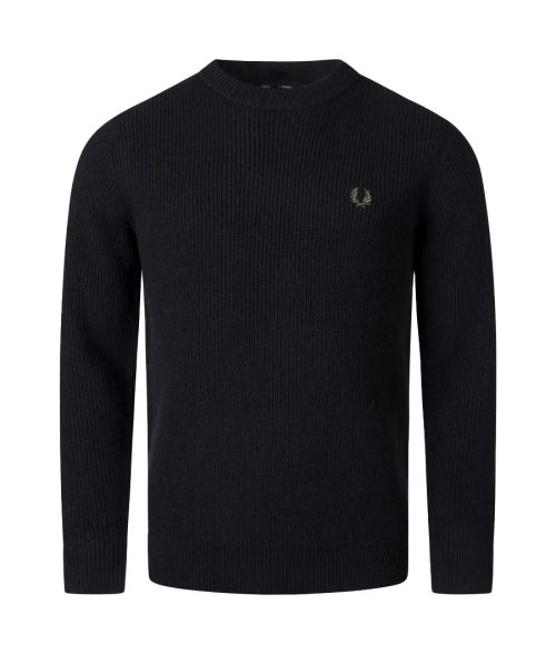 FRED PERRY <br> Merino Crew Neck Pullover