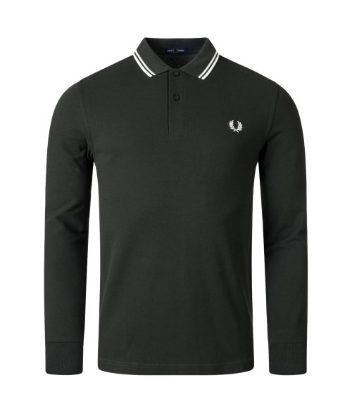 FRED PERRY <br> Tipped Long Sleeve Polo