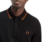 FRED PERRY <br> Tipped Long Sleeve Polo - Afbeelding 2