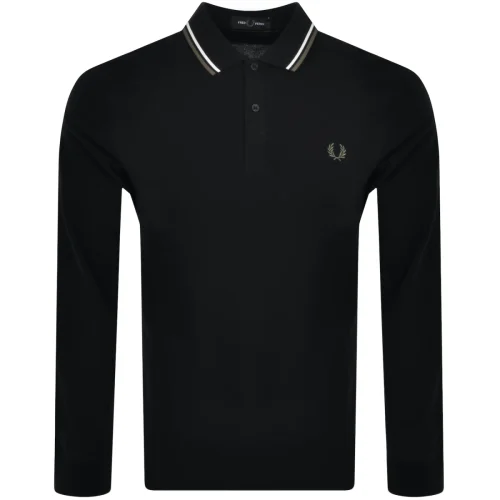 FRED PERRY <br> Tipped Long Sleeve Polo