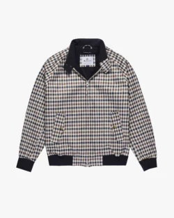 AQUASCUTUM-ACTIVE <br> Archival Harrington Club Check Jacket