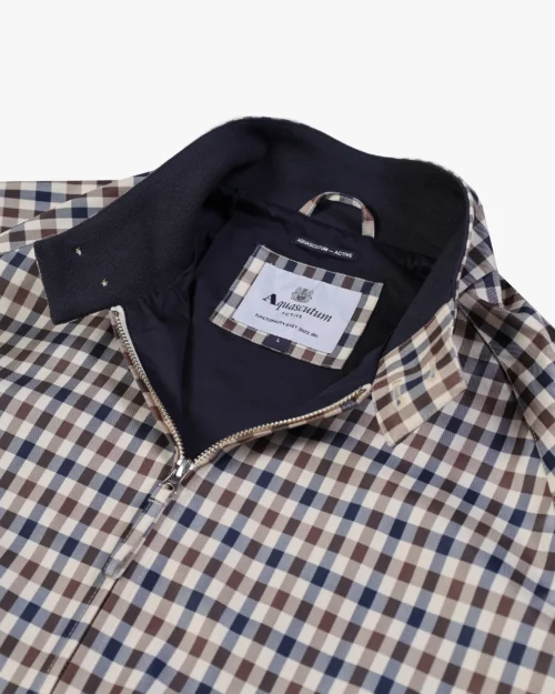 AQUASCUTUM-ACTIVE <br> Archival Harrington Club Check Jacket - Afbeelding 3