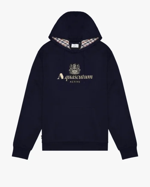 AQUASCUTUM-ACTIVE <br> Big Logo Hoodie