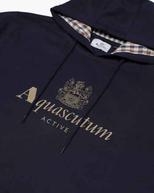 AQUASCUTUM-ACTIVE <br> Big Logo Hoodie - Afbeelding 3