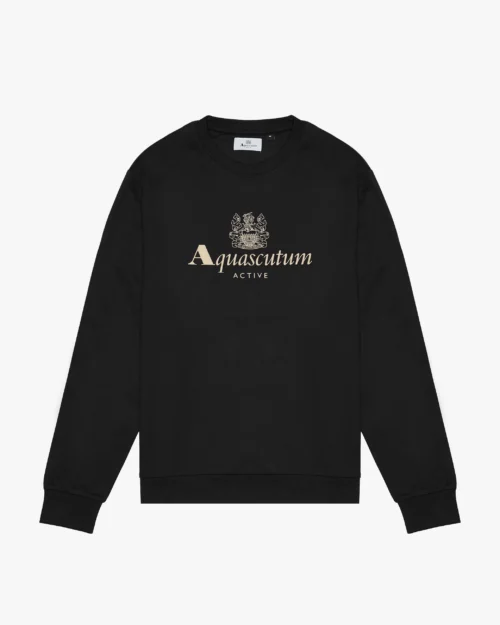 AQUASCUTUM-ACTIVE <br> Big Logo Crewneck Sweater