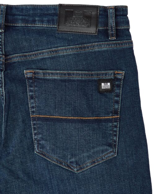 WEEKEND OFFENDER <br> 444 Tapered Fit Dark Denim Jeans - Afbeelding 3