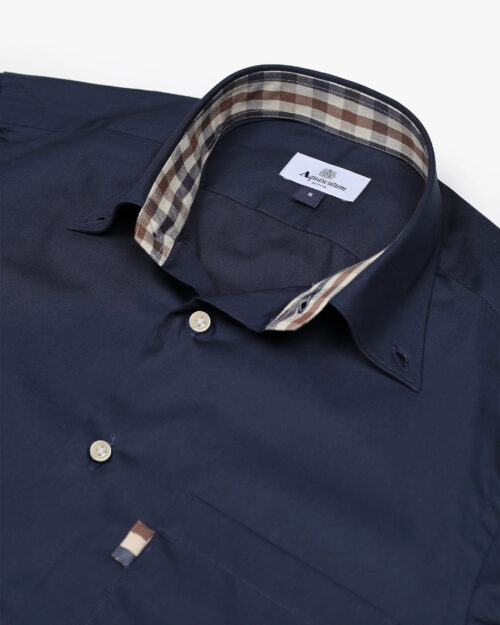 AQUASCUTUM-ACTIVE <br>Button Down Popline Shirt - Afbeelding 2