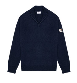LAMBSWOOL 1/4 ZIPPED KNIT_AA_A005_WO017_UK_Fashion